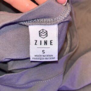 Cropped Grey Backless Longsleeve
